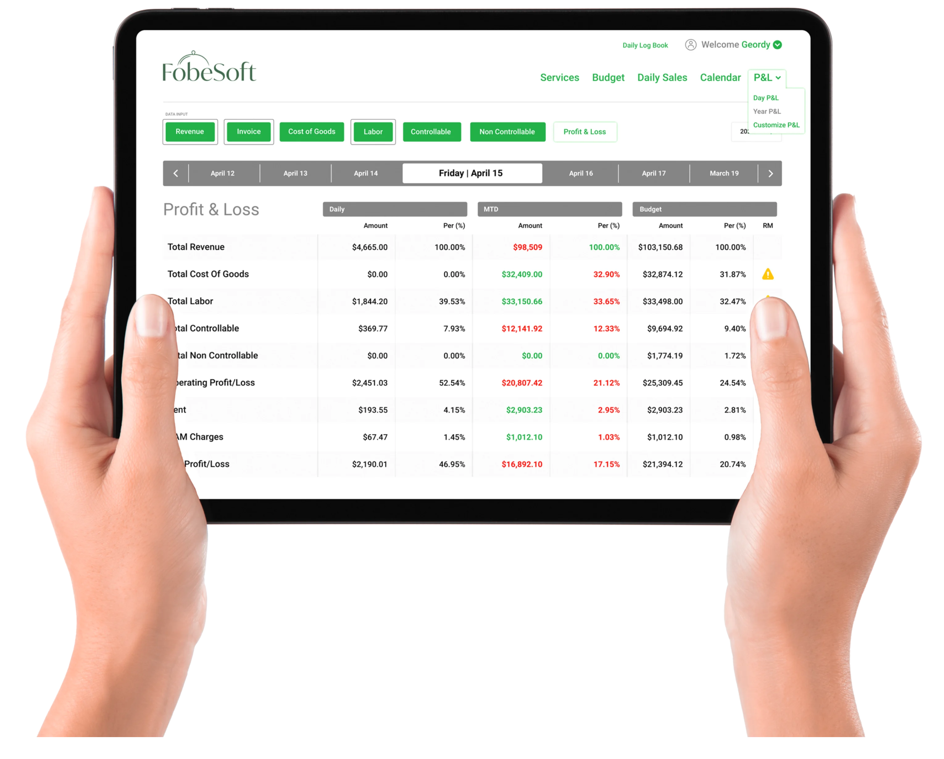 FobeSoft restaurant services